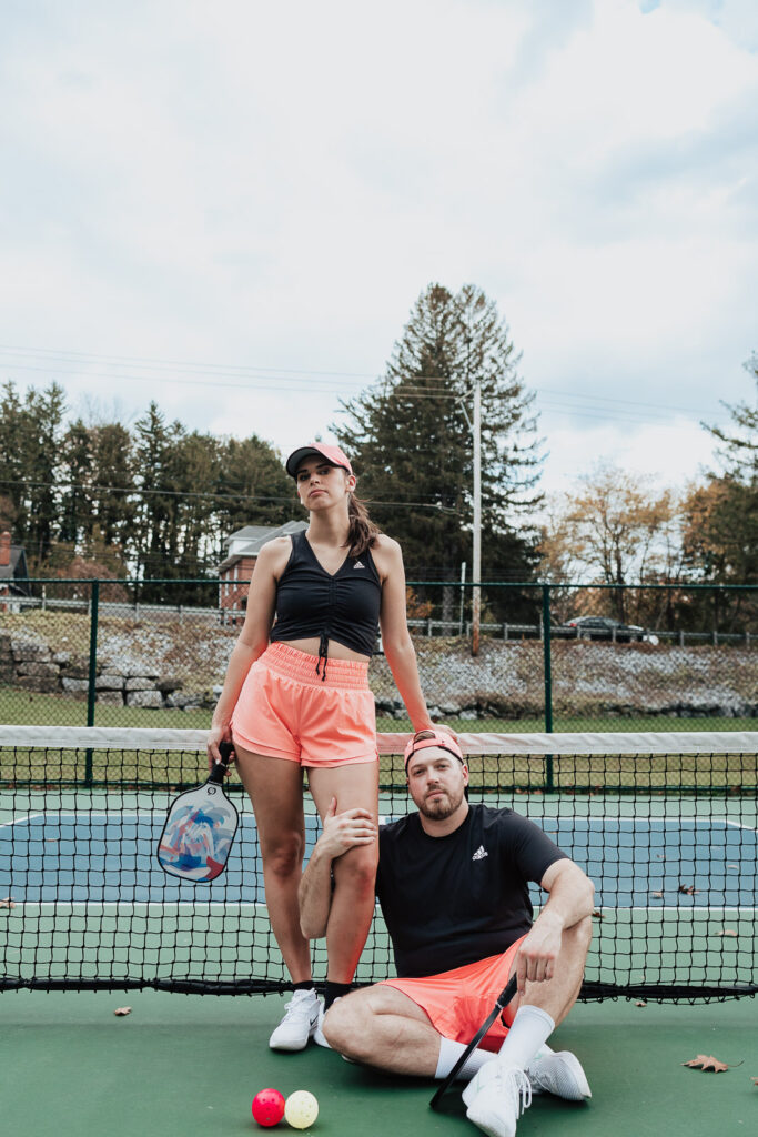 pickleball Engagement Photos in Lancaster, PA