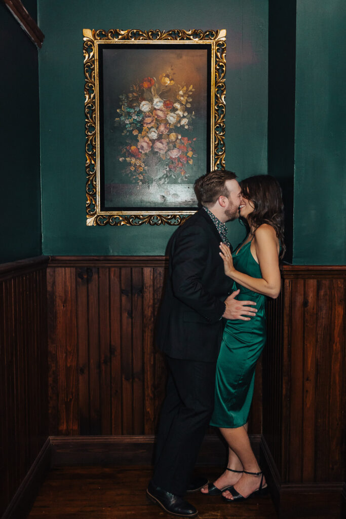 conway social club Engagement Photos in Lancaster, PA