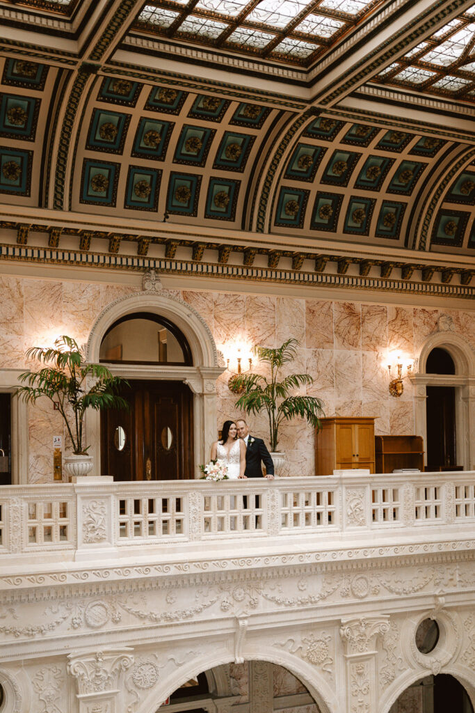 wedding portraits at Harrisburg Capitol