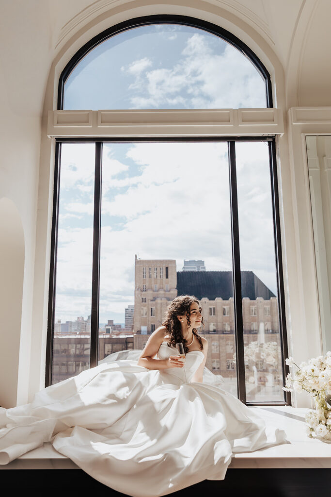 Cescaphe Ballroom on XIX, Philadelphia wedding photography, ceremony space, bride, cescaphe wedding