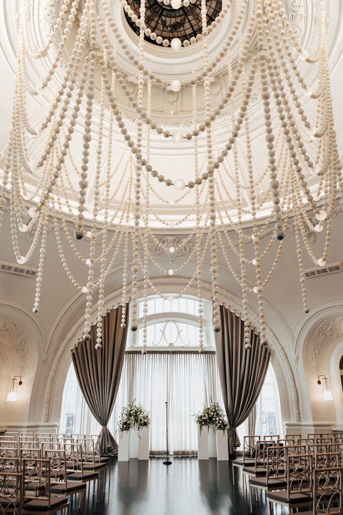 Cescaphe Ballroom on XIX, Philadelphia wedding photography, ceremony space, bride and groom, cescaphe wedding