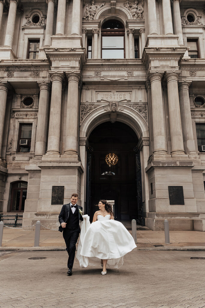 Philadelphia wedding photography, city hall, bride and groom, cescaphe wedding